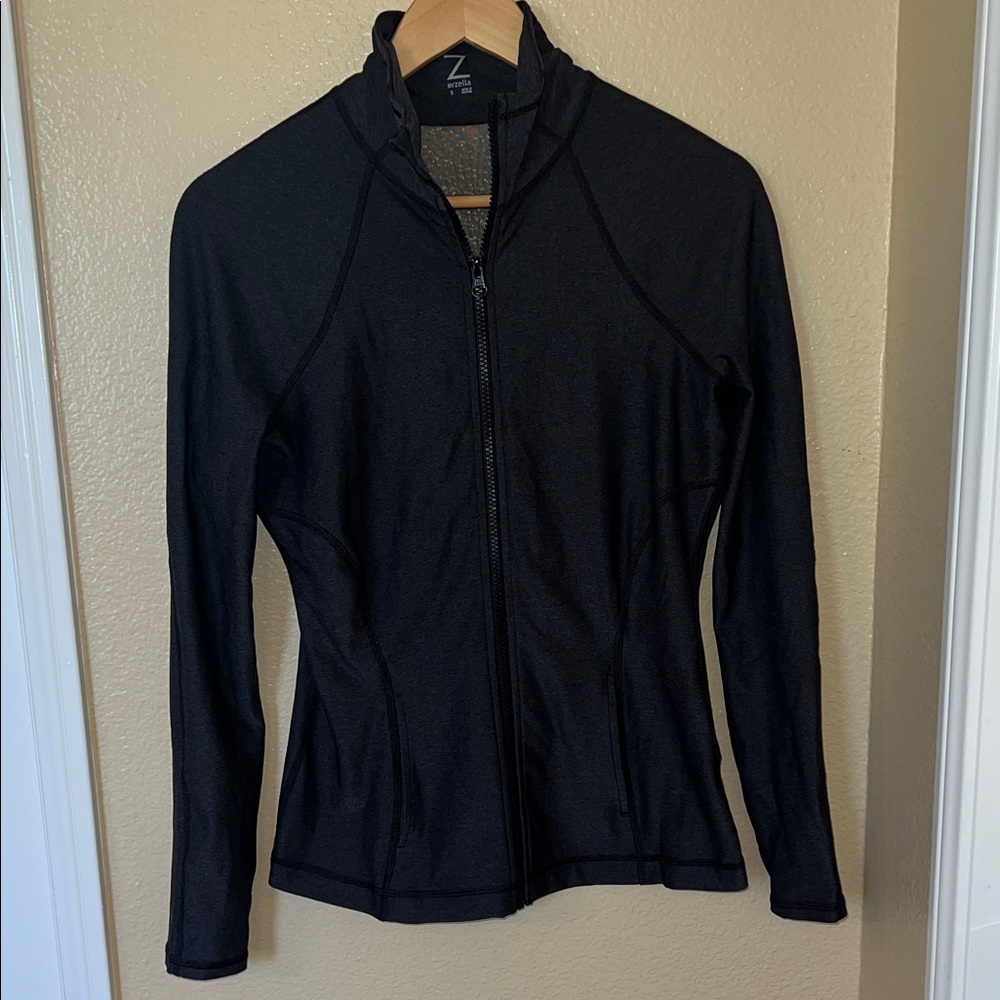 Zella Black Full-Zip Sweatshirt